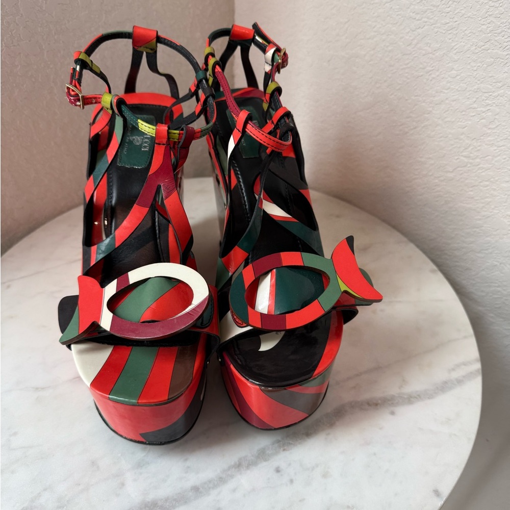 Pucci Colorful Strappy Women's Sandals
